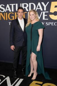 Chris Fischer, Amy Schumer at SNL50: The Anniversary Special at 30 Rockefeller Plaza on February 16, 2025 in New York, New York.