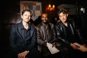 Aaron Tveit, Tramell Tillman and Tom Francis.