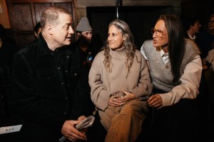 Brendan Fraser, Cass Bird and Jenna Lyons