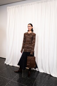 Backstage at the Tory Burch spring 2025 ready-to-wear show at New York Fashion Week.