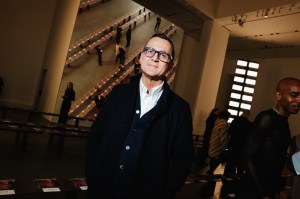 Steven Kolb at the Tory Burch Fall 2025 Ready-to-Wear show