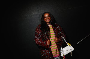 Gabriella Karefa-Johnson at the Tory Burch Fall 2025 Ready-to-Wear show