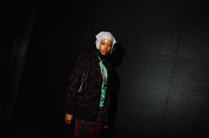 Hodan Yousuf at the Tory Burch Fall 2025 Ready-to-Wear show