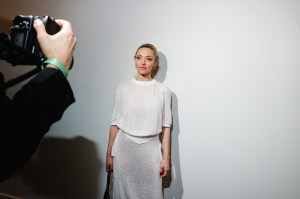 Amanda Seyfried at the Tory Burch Fall 2025 Ready-to-Wear show