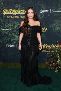 Sammi Hanratty at the "Yellowjackets" Season 3 Global Premiere held at DGA Theater on February 13, 2025 in Los Angeles, California.