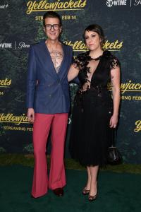 Bart Nickerson, Ashley Lyle at the "Yellowjackets" Season 3 Global Premiere held at DGA Theater on February 13, 2025 in Los Angeles, California.