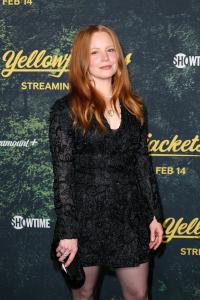 Lauren Ambrose at the "Yellowjackets" Season 3 Global Premiere held at DGA Theater on February 13, 2025 in Los Angeles, California.