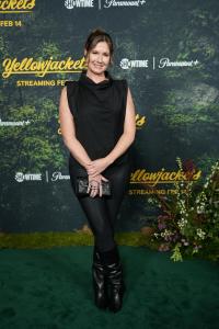 Sarah Thompson at the "Yellowjackets" Season 3 Global Premiere held at DGA Theater on February 13, 2025 in Los Angeles, California.