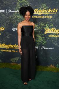 Noree Victoria at the "Yellowjackets" Season 3 Global Premiere held at DGA Theater on February 13, 2025 in Los Angeles, California.