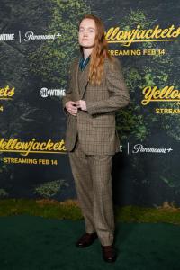 Liv Hewson at the "Yellowjackets" Season 3 Global Premiere held at DGA Theater on February 13, 2025 in Los Angeles, California.