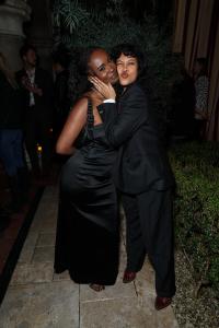 Nia Sondaya, Nuha Jes Izman at the "Yellowjackets" Season 3 Global Premiere held at DGA Theater on February 13, 2025 in Los Angeles, California.