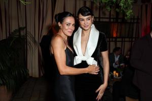 Simone Kessell, Courtney Eaton at the "Yellowjackets" Season 3 Global Premiere held at DGA Theater on February 13, 2025 in Los Angeles, California.