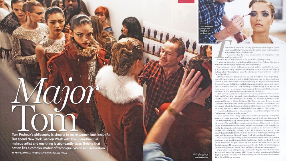 "Major Tom" appeared in WWD on March 12, 2011.