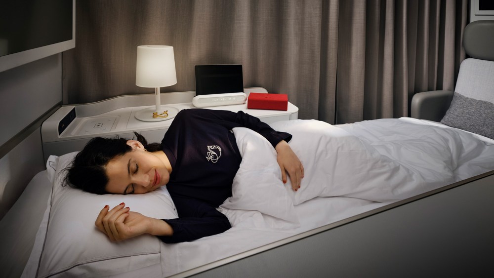 Air France La Première loungewear set designed by Jacquemus.