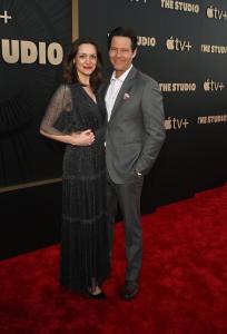Erica Hanson, Ike Barinholtz at Apple TV+ Series “The Studio” World Premiere held at the Academy Museum of Motion Pictures on March 24, 2025 in Los Angeles, California.
