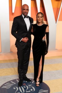 Boris Kodjoe, Nicole Ari Parker at the 2025 Vanity Fair Oscar Party Hosted By Radhika Jones held at Wallis Annenberg Center for the Performing Arts on March 02, 2025 in Beverly Hills, California.