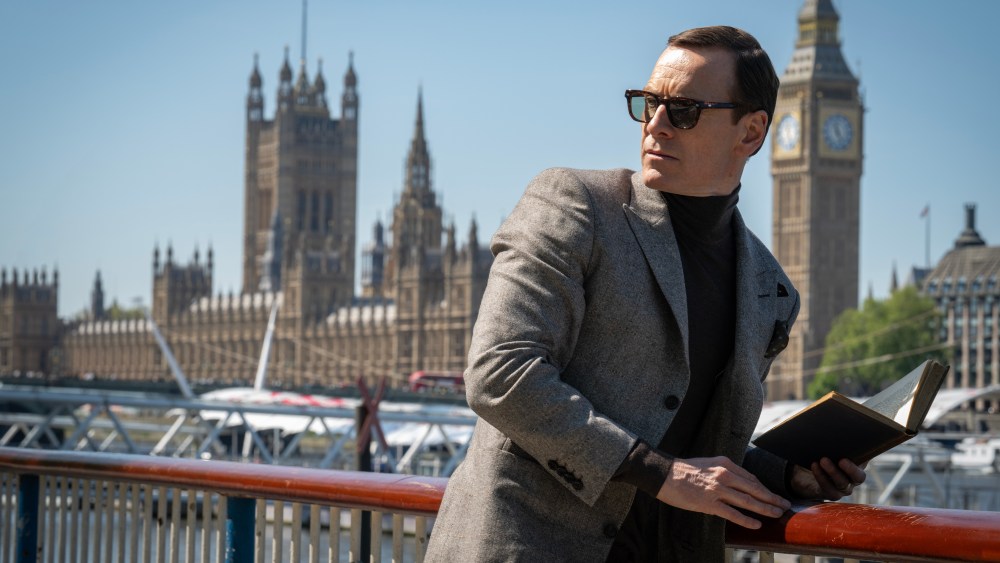 Michael Fassbender stars as George Woodhouse in director Steven Soderbergh's BLACK BAG, a Focus Features release. Credit: Claudette Barius/Focus Features © 2025 All Rights Reserved.