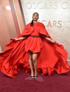 Storm Reid at the 97th Oscars held at the Dolby Theatre on March 2, 2025 in Hollywood, California.