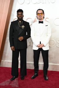 Abraham Alexander, Adrian Quesada at the 97th Oscars held at the Dolby Theatre on March 2, 2025 in Hollywood, California.