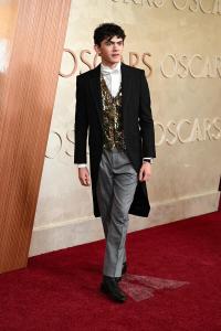 Joe Locke at the 97th Oscars held at the Dolby Theatre on March 2, 2025 in Hollywood, California.
