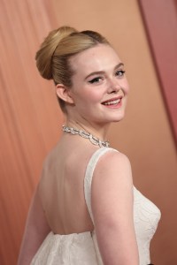 HOLLYWOOD, CALIFORNIA - MARCH 02: Elle Fanning attends the 97th Annual Oscars at Dolby Theatre on March 02, 2025 in Hollywood, California. (Photo by Monica Schipper/Getty Images)