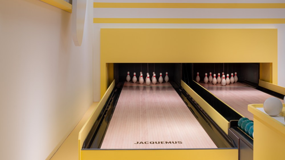 The Jacquemus bowling alley at Neiman Marcus NorthPark in Dallas.