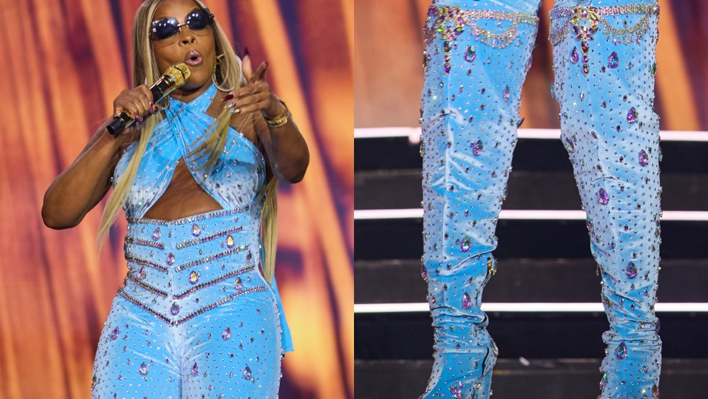 Mary J. Blige performs during the “For My Fans” Tour at Xcel Energy Center on March 16, 2025 in St. Paul, Minnesota.