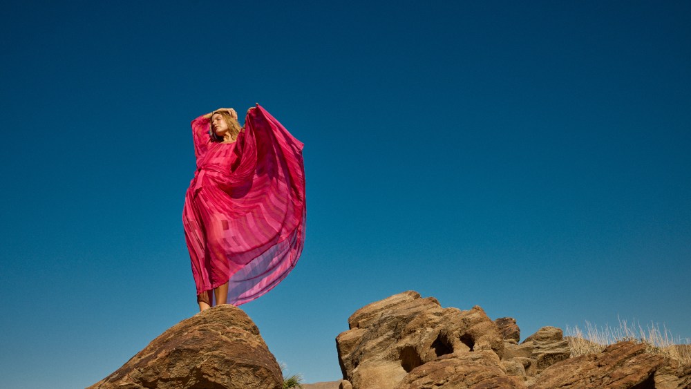 Fashion designer Natalie Martin and artist Lulu de Kwiatkowski and fashion designer have collaborated on a sunny capsule collection.