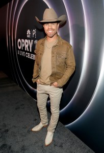 NASHVILLE, TENNESSEE - MARCH 19: Dustin Lynch attends Opry 100: A Live Celebration at Grand Ole Opry at the Ryman Auditorium on March 19, 2025 in Nashville, Tennessee.  (Photo by Jason Kempin/Getty Images for the Grand Ole Opry)