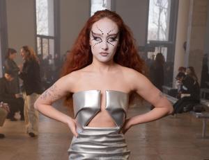 Chappell Roan at the Rick Owens Fall RTW 2025 fashion show as part of Paris Fashion Week on March 6, 2025 in Paris, France.