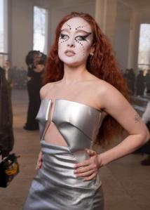 Chappell Roan at the Rick Owens Fall RTW 2025 fashion show as part of Paris Fashion Week on March 6, 2025 in Paris, France.