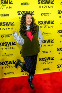 Shirley Chen at the "Slanted" Premiere during the SXSW Conference & Festivals at the ZACH Theatre on March 8, 2025 in Austin, Texas.