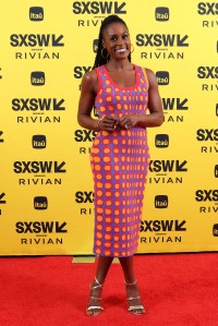 Issa Rae at the Keynote "A Conversation with Issa Rae" during SXSW Conference & Festivals in the Austin Convention Center on March 8, 2025 in Austin, Texas.