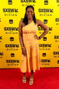 Minaa B at "Featured Session Fighting Loneliness in Our Digital World" at Austin Convention Center on March 12, 2025 in Austin, Texas.