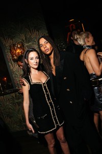 Olivier Rousteing and Michaela Erlanger