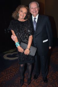 Diane von Furstenberg and Burt Tansky attend Phoenix House's annual fashion awards at the Mandarin Oriental Hotel in 2012.