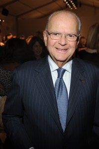 Burt Tansky at the Tory Burch spring 2010 presentation at Bryant Park Salon.