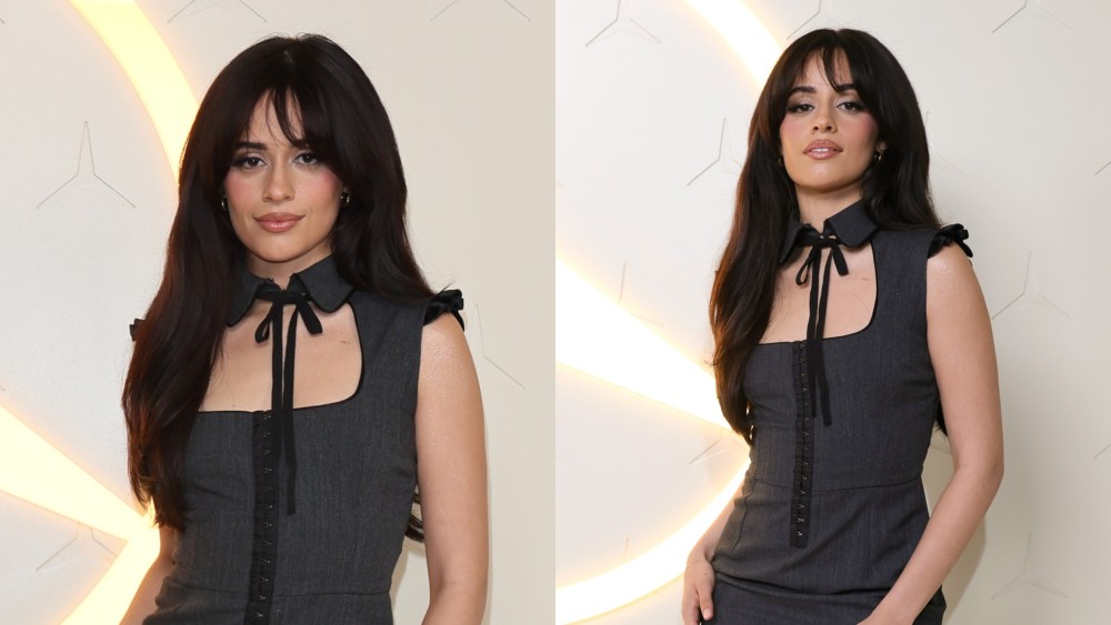 Camila Cabello poses for photos ahead of the Mercedes-Benz CLA World Premiere in Rome.