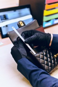 Chanel’s signature 11.12 handbag goes through quality control at the AVH factory.