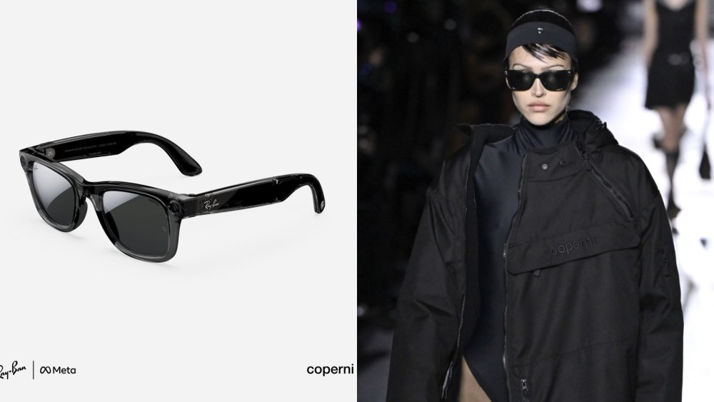 Coperni's limited-edition Ray-Ban Meta sunglasses.