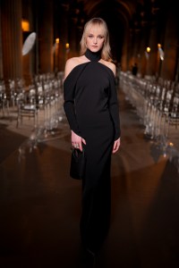 Jean Campbell at Le Grand Dîner du Louvre held at Musée du Louvre on March 04, 2025 in Paris, France.