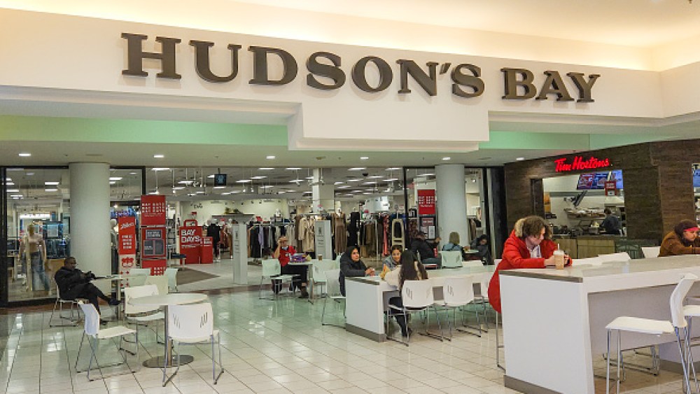 Hudson's Bay in Edmonton, Canada.