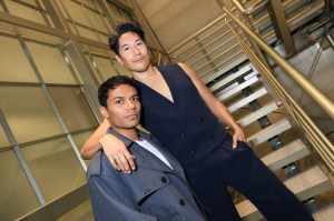 Nicky Campbell and Carlos Eric Lopez