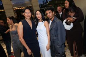 Carlos Eric Lopez, Stephanie Suganami, and Nicky Campbell