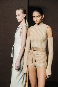 Backstage at Hermès Fall 2025 Ready-to-Wear Collection at Paris Fashion Week