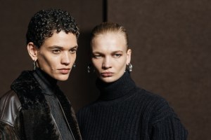 Backstage at Hermès Fall 2025 Ready-to-Wear Collection at Paris Fashion Week