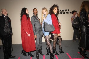 Backstage at Isabel Marant Fall 2025 Ready-to-Wear Collection at Paris Fashion Week