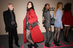 Backstage at Isabel Marant Fall 2025 Ready-to-Wear Collection at Paris Fashion Week