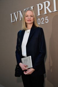 Delphine Arnault at the LVMH Prize Cocktail Party on March 05, 2025 in Paris, France.