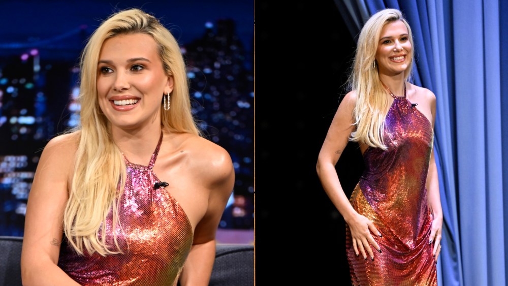 Millie Bobby Brown on "The Tonight Show Starring Jimmy Fallon" to promote "The Electric State."